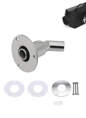 Stainless Steel 316 Thru Hull Exhaust Fitting Tube Pipe Sock