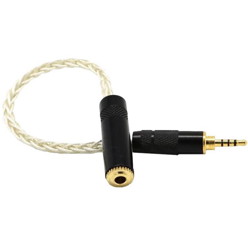 2.5mm Balance Male Turn to 3.5mm Female 8 Core Adapter Cabl
