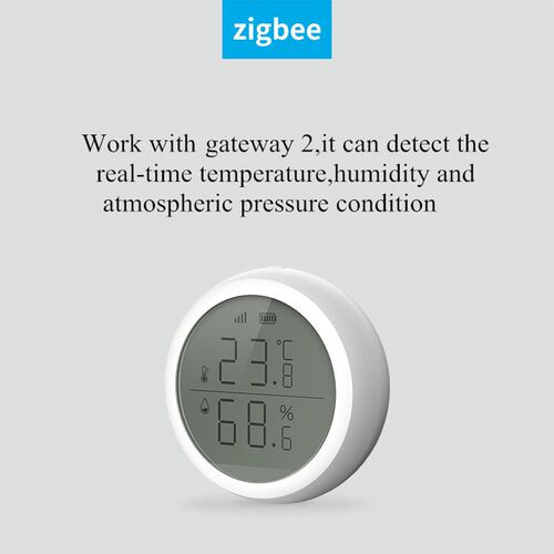 TuYa Smart Temperature Humidity Sensor ZigBee Wireless Work