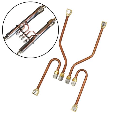 Upgrade Full Copper Hydraulic Oil Pipe Connectors For 114 R