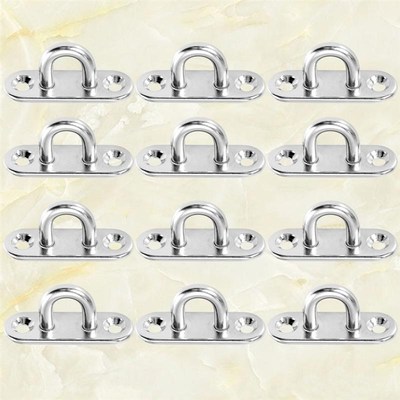 12pcs M5 U shape 304 Stainless Steel M5 Ceiling Wall Mount U