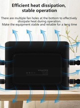 Portable 1200Mbps Gigabit Wifi Router Dual Band 5ghz RJ45 Et