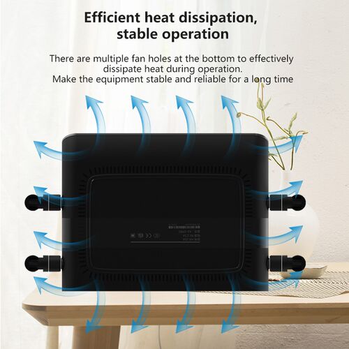 Portable 1200Mbps Gigabit Wifi Router Dual Band 5ghz RJ45 Et