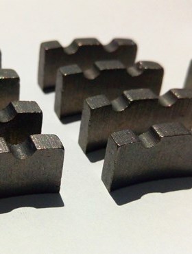 10 pieces diamond segment for drill core bit  turbo shape re