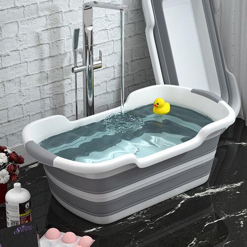 Silicone Foldable Baby Take a bath Bathtub Non-Slip Foot Bat