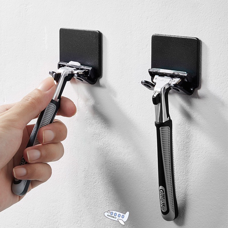 1PC Punch Free Razor Holder Storage Hook Wall Men Shaving Sh