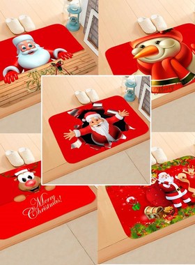 Christmas Mat Outdoor Bathroom Mat Merry Christmas Decoratio