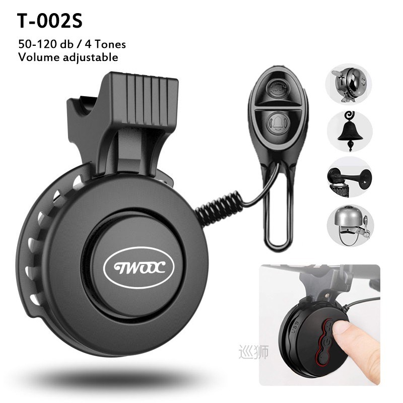 Bike Bell Charging Speaker USB Recharged Mini Electric Bike