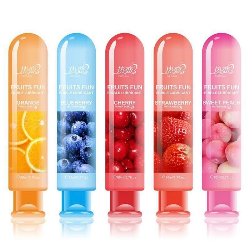 Edible Flavor Water Based Lubricant Sex Anal Oral Sex Lube