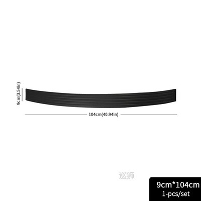 Car Trunk Door Sill Plate Rear Bumper Guard Protector Rubber