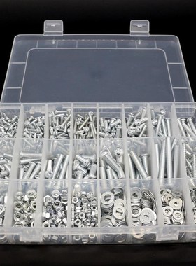 24 Grid Box With Multipurpose Pan Head Screws Kit Nut Gasket
