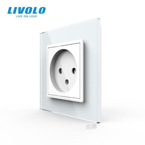 EU Standard Israel Power Socket, Crystal Glass Panel,100~250
