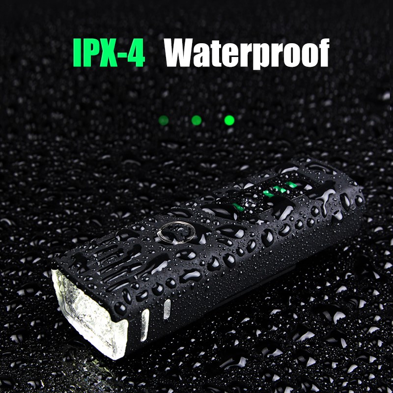 USB Rechargeable Bike Headlight Flashlight For Bicycle Anti-图片