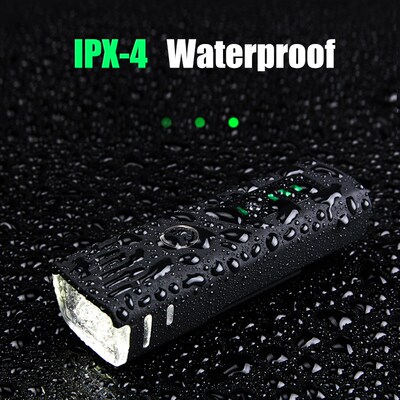 USB Rechargeable Bike Headlight Flashlight For Bicycle Anti-