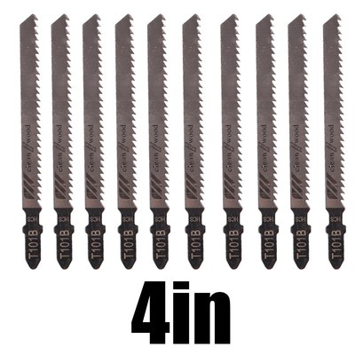 10Pcs 4inch HCS Metal T101B Reciprocating Saw Blades Jigsaw