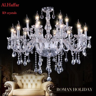 LED K9 Modern Ceiling Lustre Crystal Chandeliers Lustres De