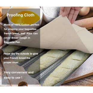 Thick Fermented Linen Cloth Proofing Dough Bakers Pans Bread