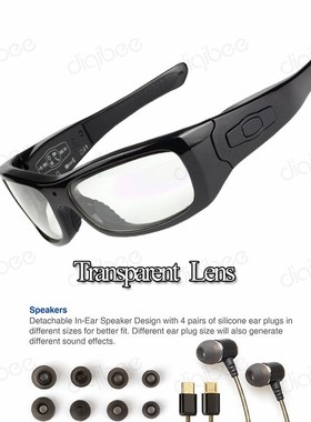 Cool Smart Polarized Sunglasses Bluetooth Headset with Micro