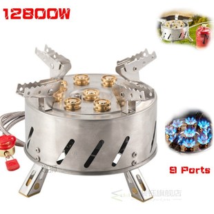 Portable Butane Gas Burner Camping Stove Outdoor Cookware Hi
