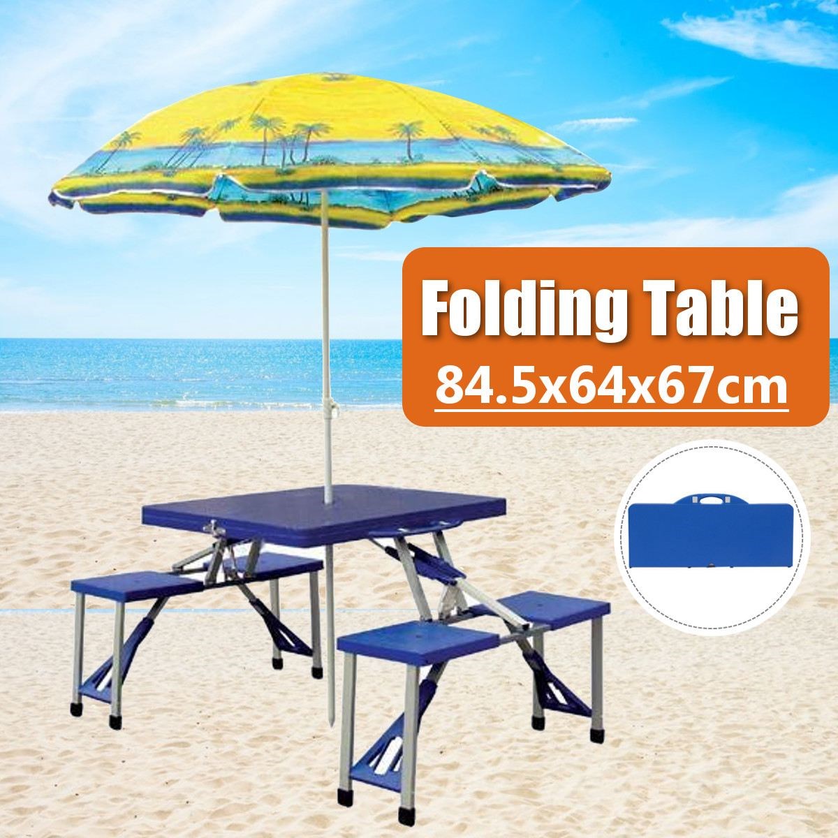 Foldable Outdoor Table Chair Camping Picnic Aluminium Alloy