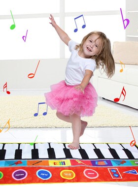 Montessori Toys Musical Mat with Animal Educational Toys fo