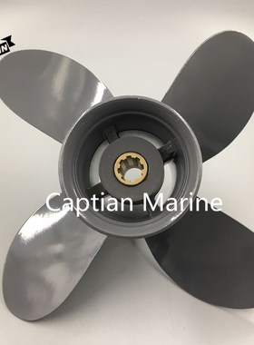Propeller 4 Blade 9 1/4X10 Fit Honda Outboard Engine BF8D/BF