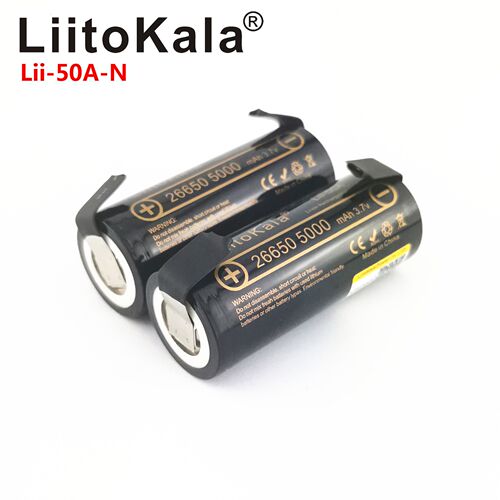Lii-50A 26650 5000mah 26650-50A Li-ion 3.7v Rechargeable Bat