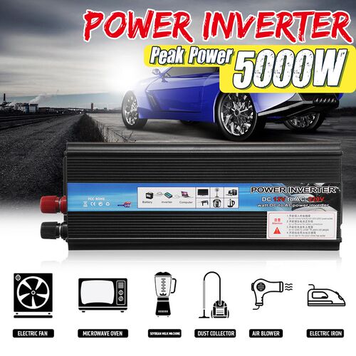 900W  Inverter 12V 220V 5000W Pe ak  Power Inverter Voltage