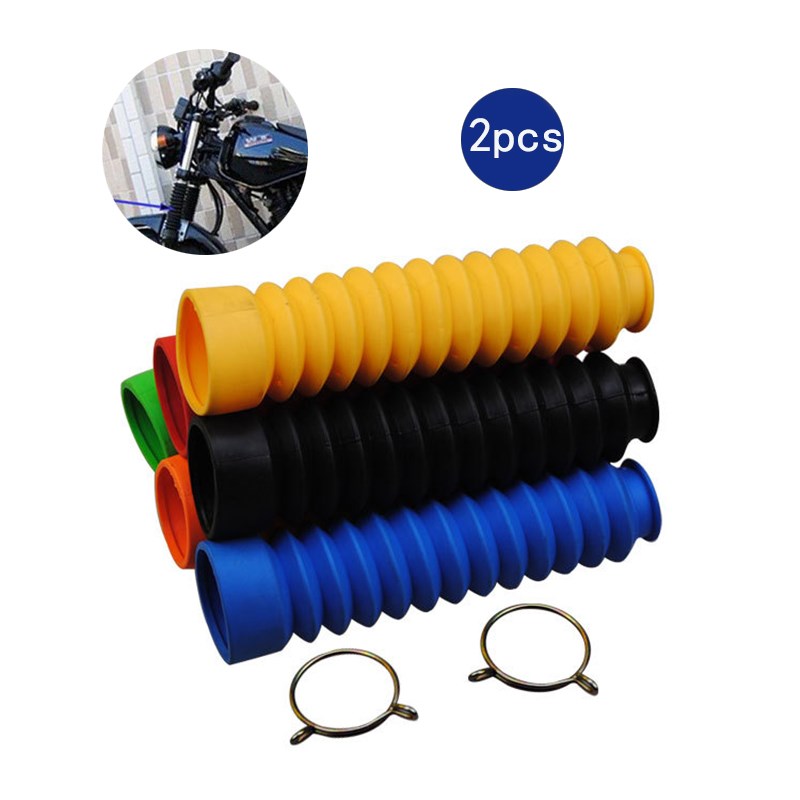 2pcs Motorcycle Shock Absorber Dust Guard Front Fork Cover G