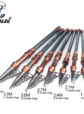 Telescopic Carp Fishing Rod 1.8M 2.1M 2.4M 2.7M 3.0M 3.3M 3