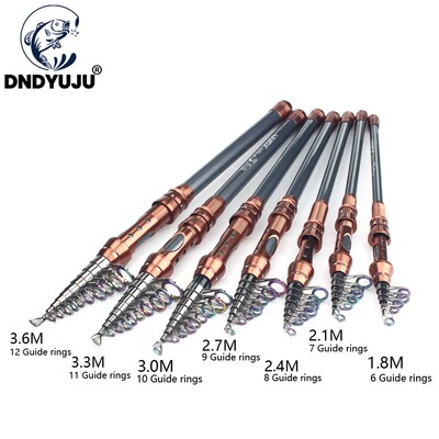 Telescopic Carp Fishing Rod 1.8M 2.1M 2.4M 2.7M 3.0M 3.3M 3