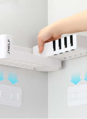 Bathroom Shelf Corner Shelves Shampoo Holder Kitchen Storage