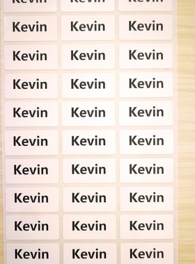 White Waterproof Personal Office Supplies Tags Labels Childr