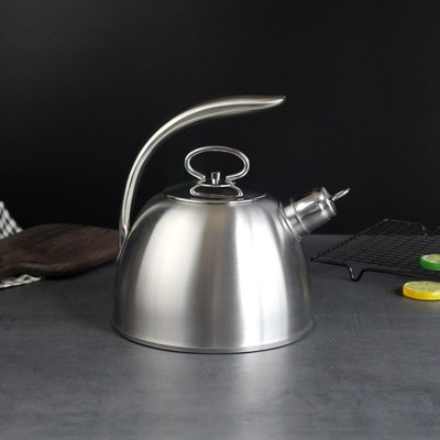 3L Steel Boil Water Kettle 304 Whistle Will Capacity Boiling