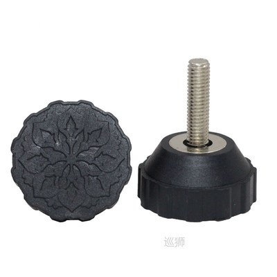 4pcs Furniture Support legs with Nylon Base M8-M12 Thread Ad