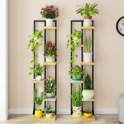 Flower Stand Wrought Iron Multi-layer Interior Decoration Fl