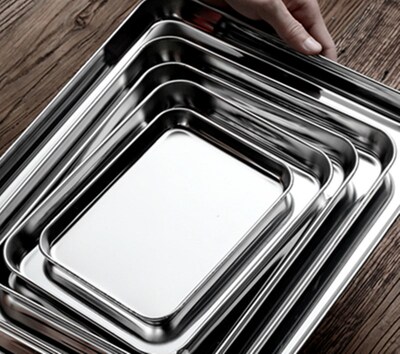 304 stainless steel Baking Tray plate bbq tray with Removabl