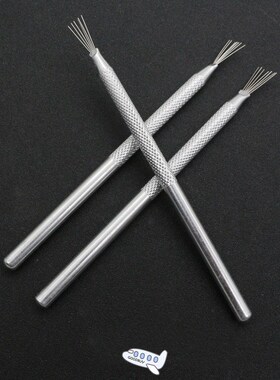 New 7 Pin Feather Wire Texture Ceramics Tools Polymer Clay S