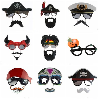 Happy 2021 Haloween Party Decor Halloween Party Glasses Mask