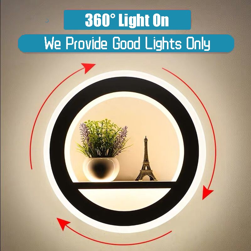 LED wall lamp bedroom light nordic wall lamps dimmable livin