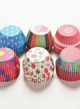 100pcs/lot colorful paper muffin cup cake bakin cups christ