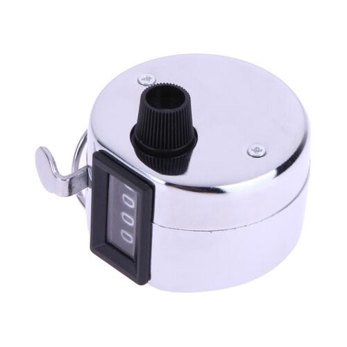 4 Digit Number Mini Hand Held Tally Counter Digital Golf Cl