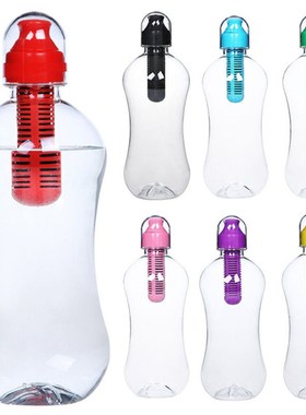 New 550ml Plastic Water Bobble Hydration Filter Portable Out