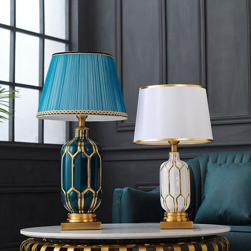 s material Nordic light luxury cerac desk lamp stable and ge