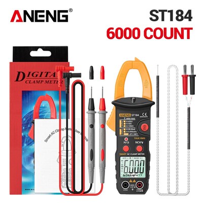 ST184 Digital Clamp Multimeter Meter 6000 Counts Professiona