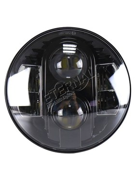 High power 80W 7inch round projector headlamp 12V led dual b