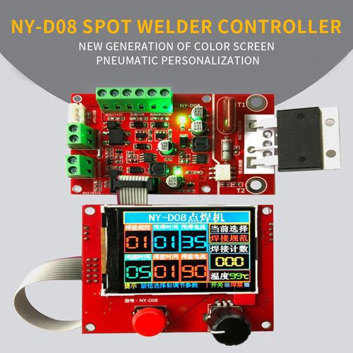 -D08 Spot Welder Controller Welding Machine  Color LCD Displ