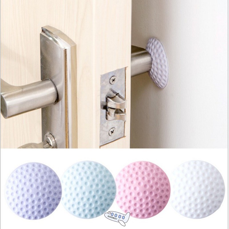 2Pcs Home Wall Thickening Mute Door Stopper Golf Styling Rub