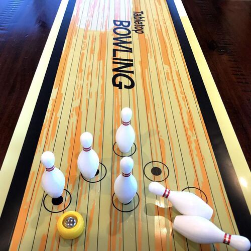 Table Bowling Game Table Curling Ball Bowling Indoor Leisur