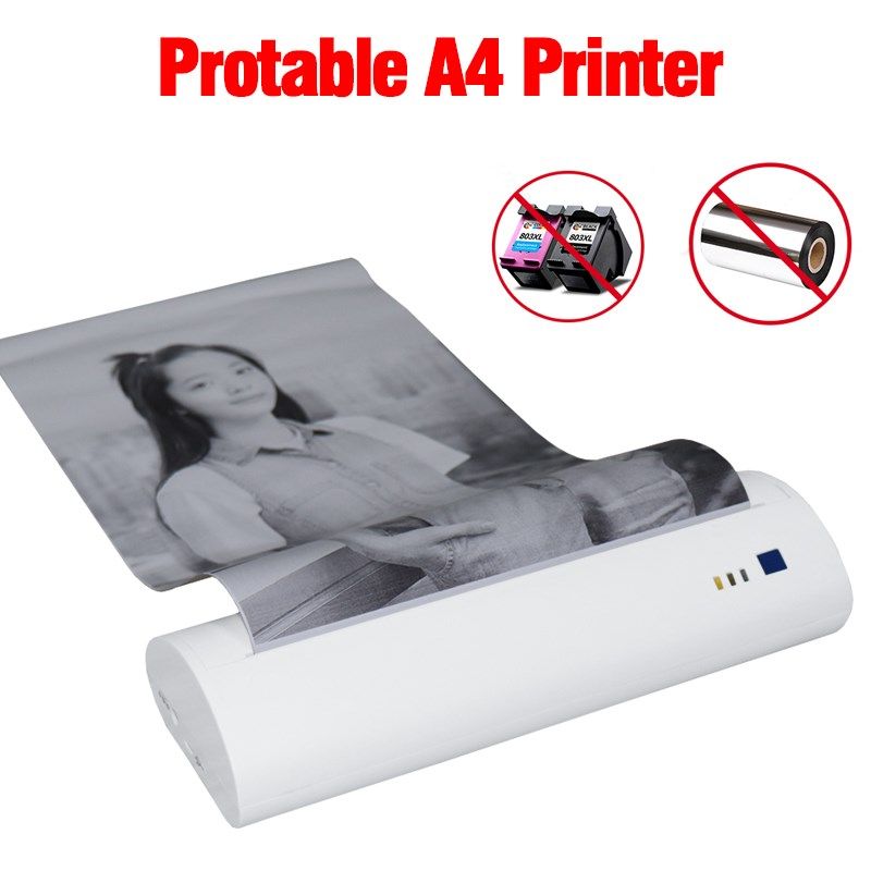 A4 Docut hermal printer Mobile ni Bluetooth A4 photo inkless